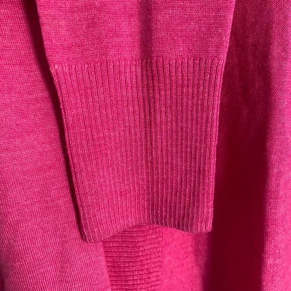 Talbots 100% Pure Marino Wool Pink Cardigan (M) - Picture 5 of 6